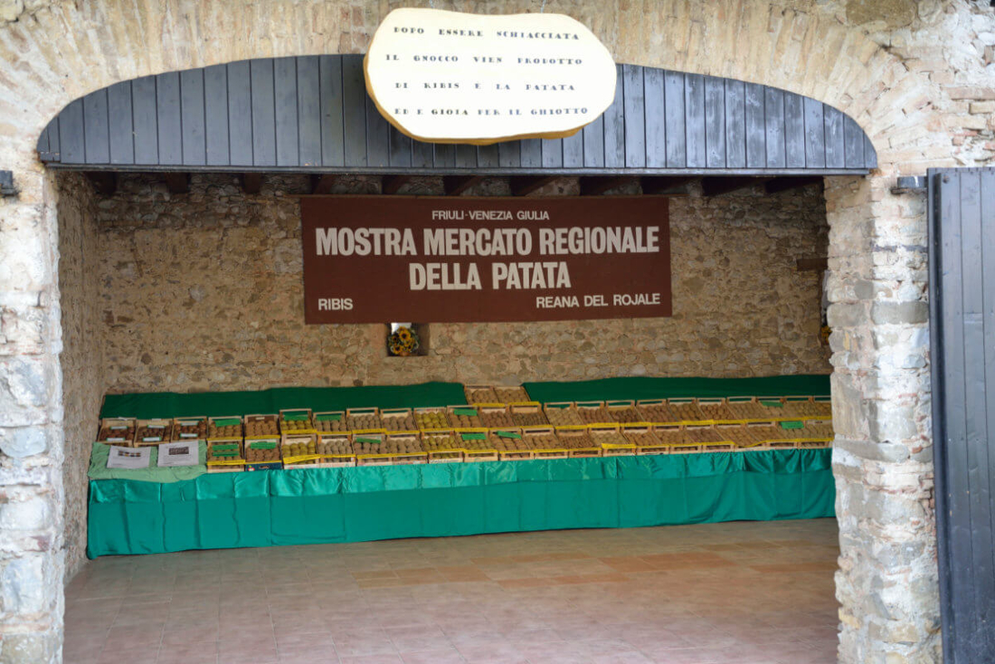 Ingresso Mostra Mercato Regionale della Patata di Ribis di Reana del Rojale